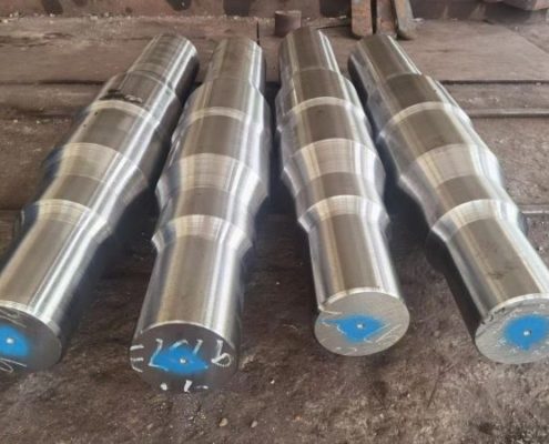 36CrNiMo4 Forged shafts with QT condition